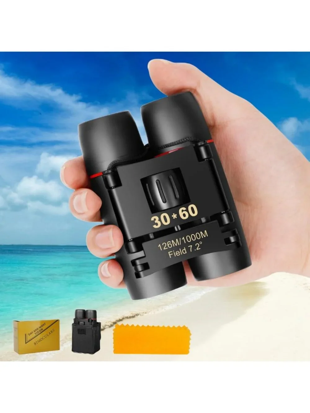 HD Compact Binoculars for Kids & Adults - Lightweight, Portable for Bird